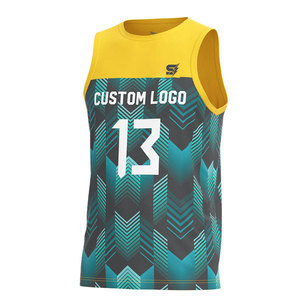Ropa Deportiva Personalizada para Hombre, Secado Rápido, Transpirable, Ecológica, 100% Poliéster, Camiseta de Voleibol sin Mangas para Entrenamiento - Product Image 1