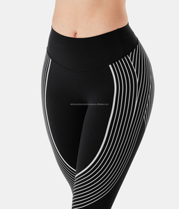 Pantalon de yoga décontracté taille haute pour femmes Best-seller Leggings imprimés respirants nouvelle texture Logo personnalisable vente en gros haut - Product Image 4