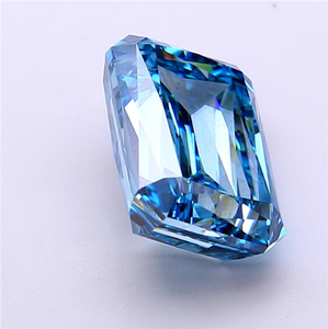 Diamante Cultivado en Laboratorio de 5.10ct, Corte Radiante, Azul Intenso VS2, para Joyería - Product Image 4