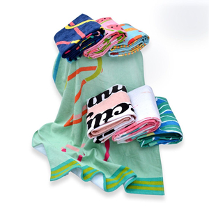 Hot Sale High Cotton Waffle Water Absorption <b>Quick</b> <b>Dry</b> Soft Custom Print Turkish Tropical Sports & <b>Beach</b> <b>Towel</b> - Product Image 3