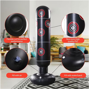 Factory Price Free Standing Punching Bag Heavy Duty <b>Boxing</b> Suction Cup Base <b>Stand</b> Bag Professional Adult Fitness Sandbag - Product Image 5