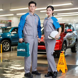 PERSONALIZAR DISEÑO trabajador de fábrica más tamaño overol ropa de trabajo construcción edificio uniforme soldadura/lavado de autos-fabricantes FMF - Product Image 1