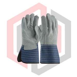 Guantes de Soldadura de Cuero Dividido, Guantes TIG MIG Flexibles, Resistentes a Desgarros, Transpirables, Antiestáticos y Resistentes al Calor - Product Image 1