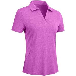 <b>Ladies</b> Business Casual for <b>Shirt</b> Premium Quality Cotton Fabric Breathable Quick Dry Half Sleeve Embroidered Logo Office Staff - Product Image 1