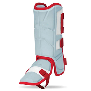 Best Selling Training Boxing Shin <b>Pad</b> Newest Design Cowhide Instep Protector Solid Color MMA Shin Guard Wholesale - Product Image 6