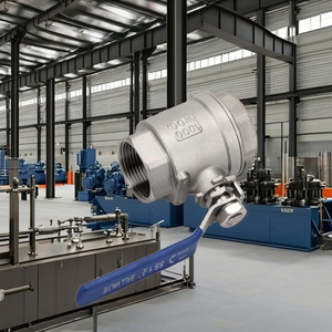 บอลวาล์วสแตนเลสคุณภาพสูง พร้อมปลายเกลียว ควบคุมด้วยคันโยกแบบแมนนวล ซีล PTFE รองรับ OEM/ODM สำหรับการใช้งานทั่วไป - Product Image 3