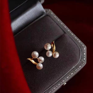 Pendientes de Plata de Ley S925 con Perlas de Agua Dulce de 10-11 mm, Estilo Ligero y Lujoso, Redondos, con Luz Intensa, para Dormir - Product Image 3