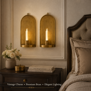 Modern Brass Arched Wall Candle <b>Sconce</b> Decorative Metal Wall Candle Holder Luxury Minimalist Home Décor for Living Room Hallway - Product Image 2