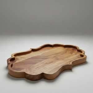 Acacia Wood Catch All Tray | <b>Vanity</b>, Coffee <b>Table</b> & Entryway Organizer | Handmade Wooden Decor Tray | Decorative Kitchen Home - Product Image 2