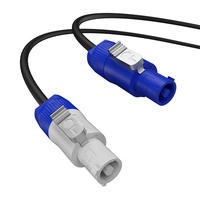 Cable de Extensión PowerCon SHEHDS Profesional de 1-10m con Conexión Daisy Chain para Iluminación de Escenario