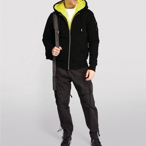 Mens Winter Customized Logo Design Casual Long Sleeve Hoodies <b>Zip</b>-<b>Up</b> Cardigan Fleece Jacket Sweatshirts Polyester/Cotton - Product Image 5