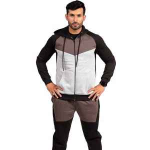 Sweat-shirt en coton 100% 330GSM pour homme, streetwear lourd, impression personnalisée en relief, sweat-shirt en coton uni de haute qualité - Product Image 1