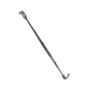 เครื่องมือถ่างผิวหนังสำหรับผ่าตัด PISSCO แบบสองด้าน ขนาดเล็ก ชนิดตะขอ สำหรับถ่างแผล เครื่องมือถ่างผิวหนังแบบมือถือสำหรับผ่าตัด - Product Image 1
