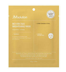 Masque hydratant éclaircissant pour le visage JMSOLUTION BIO-VITA DUO |   34G*4EA |   Acide hyaluronique de camélia |   Soin des pores élastifiants |   Barrière - Product Image 5