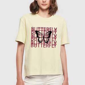 Camisetas de manga corta para mujer de calidad superior con estampado personalizado de algodón orgánico blanco sólido informal holgado de punto antipilling - Product Image 6