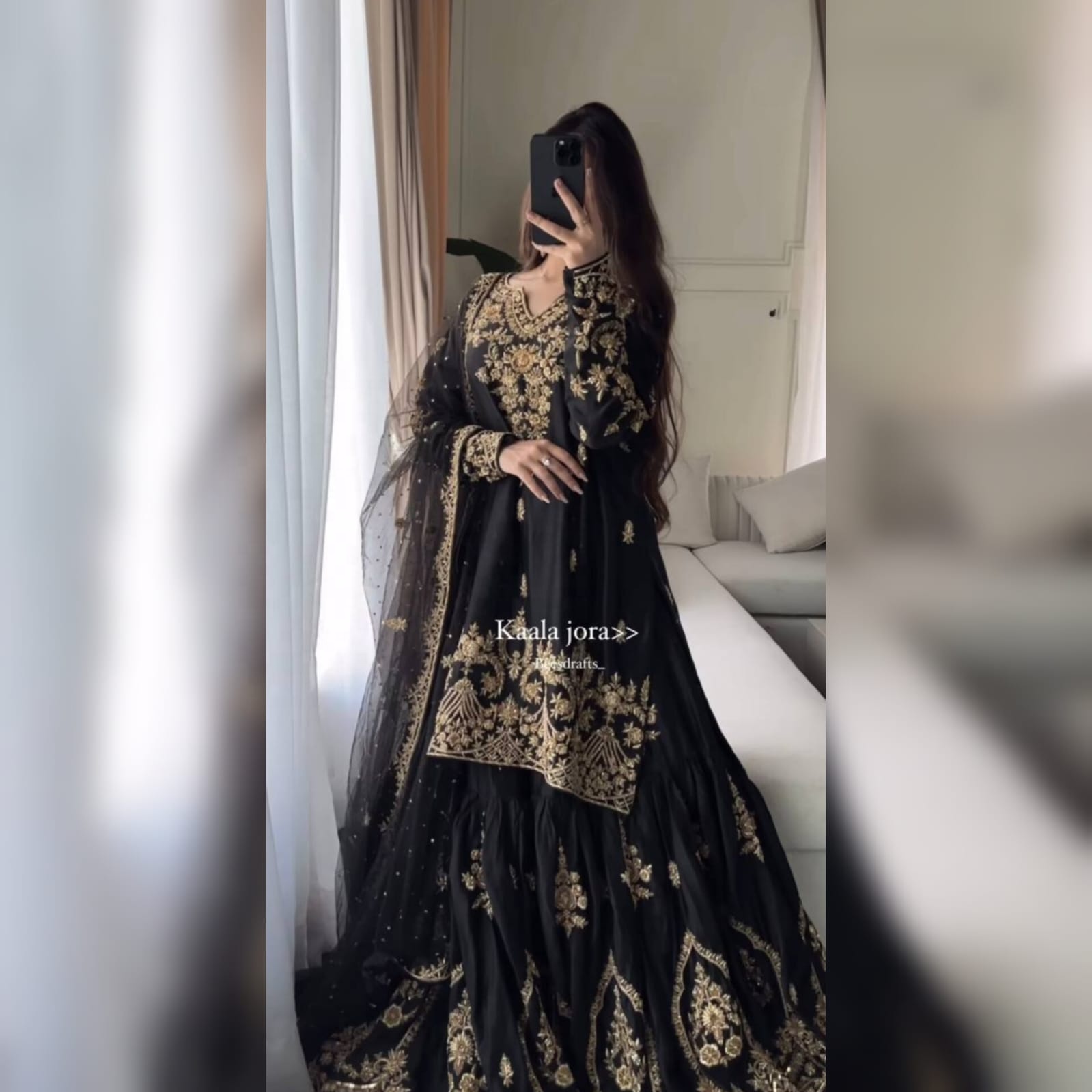 black and gold dress pakistani Self-Portrait - Black Knit Contrast Collar Mini Dress