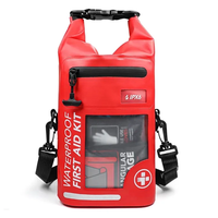 Sac étanche pour randonnée, sac à dos imperméable 2l-10l IPX6, trousse de premiers secours flottante, sac de sauvetage d'urgence en PVC 500D, kayak marin, aventure