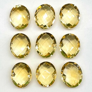 ซิทรินธรรมชาติ 11x9 มม. รูปไข่ทรงบริโอเลต ไม่ผ่านการปรับแต่ง ราคาขายส่ง - Product Image 3
