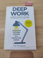 Règles de travail profond pour un succès concentré dans un monde distrait – Livre broché Cal Newport – Maîtrise de la concentration – Qualité supérieure – Adulte – 304