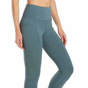 Leggings pour femmes à cheville intégrée, taille haute, en jersey extensible dense, pour le sport, la gym et le yoga, avec maintien de la cheville, vente en gros - Product Image 3