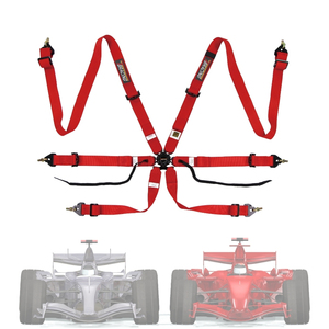 เข็มขัดนิรภัยสำหรับรถแข่ง TBRACING Sport Plus ได้รับการรับรองจาก FIA สำหรับ OEM ODM แบรนด์ตัวแทนจำหน่าย ขายส่ง หัวเข็มขัดอลูมิเนียมแบบ Cam Buckle - Product Image 1