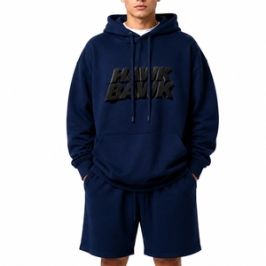 Ensemble sweat à capuche et short pour homme – Confortable, élégant, durable, décontracté, moderne, polyvalent, qualité supérieure - Product Image 1