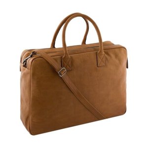 Luxury Handmade Men’s <b>Leather</b> Business <b>Briefcase</b> with Durable Zipper & Professional Office Style Low MOQ - Product Image 2