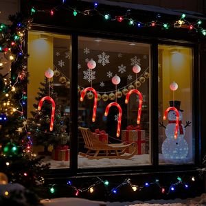 3 Pack Battery-Powered Red LED String <b>Lights</b> Christmas Window Decorations with <b>Timer</b> Candy Cane Design 2026 Ha Christmas <b>Lights</b> - Product Image 3
