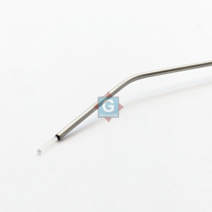 Tube d'aspiration ORL Zoellner en acier inoxydable à poignée verte, instrument chirurgical manuel, le plus vendu - Product Image 6