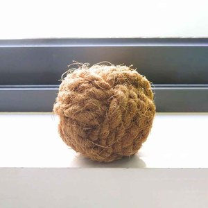 Braided coco rope toys for pets cheapest price pet chew toy <b>balls</b> coconut husk gnawing <b>ball</b> - Product Image 1
