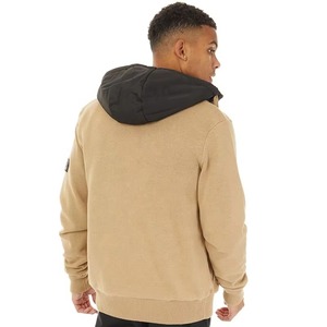 Men <b>Plain</b> <b>Hoodie</b> Soft Cotton Pullover Custom Embroidery OEM Wholesale Street Style Bulk Orders Men's Hooded Fleece Jacket - Product Image 5