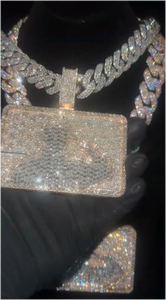 จี้และชาร์มเงินแท้ CONCEPTION S925 สไตล์ฮิปฮอป ตัวอักษรแบบกำหนดเอง ประดับเพชรโมอิสซาไนต์ทรงกลมเจียระไนแบบบริลเลียนท์ สำหรับทุกเพศ - Product Image 2