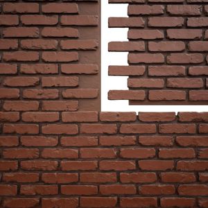 Paneles de Ladrillo Tradicionales 3D de PU Modernos, Revestimiento de Pared de <span class=keywords><strong>Piedra</strong></span> Sintética Anti-UV, Ladrillo Sintético de Poliuretano Duradero <span class=keywords><strong>para</strong></span> Fachada de Viviendas - Product Image 1