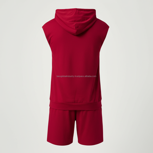 Conjunto Deportivo Unisex sin Mangas, Personalizado, OEM, Venta al Por Mayor - Product Image 2