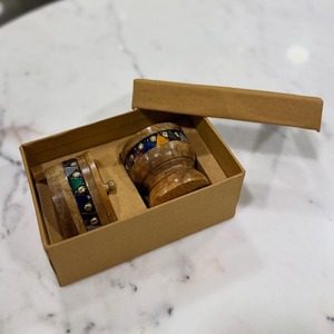 Mabkhara en résine arabe finition bois de santal pour décoration de luxe et diffuseur d'aromathérapie - Product Image 3