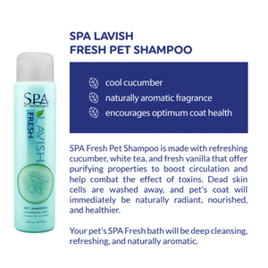 Shampoo pour animaux de compagnie TropiClean SPA Lavish, frais (1 gallon) - Product Image 4