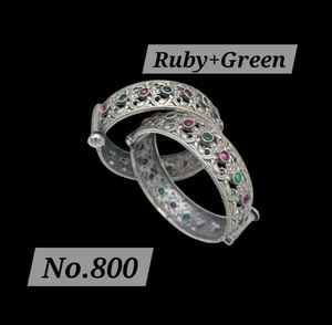 Oxidized Jewellery German <b>Silver</b> Polish Party Wear Accessories <b>Women</b> Beautiful Fashion Jewelry Oxidized German <b>Silver</b> <b>Bangles</b> - Product Image 3