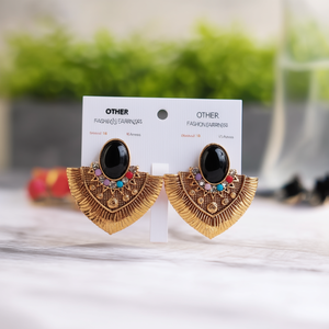 Oval Fashion Earrings - Product Image 2