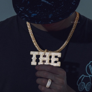 925 Sterling Silver Moissanite Layared Bold Custom Letter Pendant - Moissanite Hip Hop Pendant Fully Iced Out Letter Pendant - Product Image 1