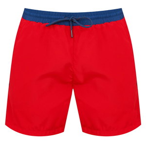 High Waist Casual Athletic Side Stripes Drawstring Waist Quick Dry Casual Swim Shorts Gym Workout Swim Shorts <b>Men</b> Fitness - Product Image 5