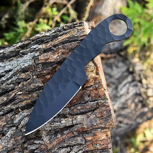 Couteau Tracker à lame vierge en acier carbone Damas, fait main sur mesure, avec manche, modèle CKS-135, 7 pouces, 3 mm, OEM/ODM/OBM, DIY, Industriel - Product Image 1
