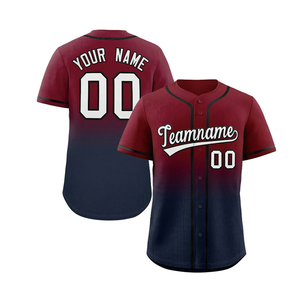 Camiseta de Béisbol Personalizada, Fabricante OEM, Uniformes Deportivos de Alta Calidad, Pedidos al por Mayor con Serigrafía, Impresión en Relieve o Bordado - Product Image 3