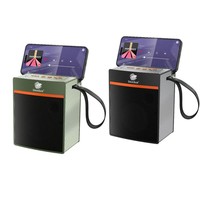 LN1036MINI Enceinte Solaire Portable d'Extérieur, Barre de Son Puissante avec Basses Intenses, Rechargeable, Radio FM, USB, Carte TF, Audio d'Urgence