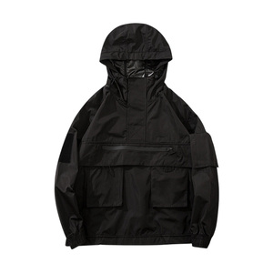 2026 Waterproof Outdoor Windproof Pullover Style Urban Streetwear Water-Resistant Heavy Duty High Performance <b>Techwear</b> <b>Jacket</b> - Product Image 1
