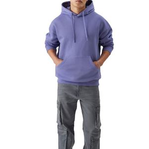 Sudadera con capucha de gran tamaño para hombre de alta calidad de primera calidad con parche bordado de diseño de impresión personalizado Servicios OEM hechos en fábrica - Product Image 2