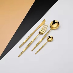 Kitchen Service Metal <b>Spoon</b> And Fork Set Cutlery Set For Dining <b>Table</b> Dinner Tableware - Product Image 3