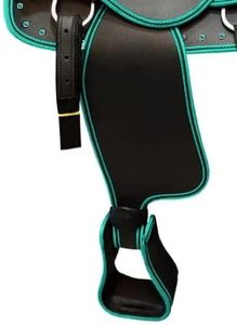 Silla de montar western de cuero hecha a mano con cuerda, nueva, producto ecuestre de alta calidad, superventas, para senderismo y ocio. - Product Image 4