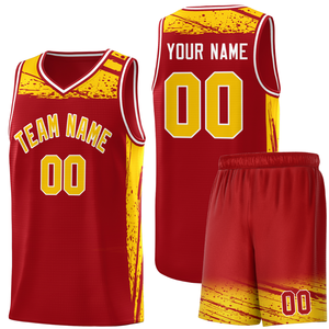 Ensemble de maillots de basket-ball sublimés personnalisés, débardeur en maille respirante unisexe avec nom et numéro de l'équipe, toutes saisons, taille adulte - Product Image 4