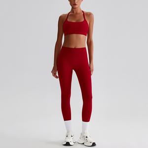 Heavy Fashion Printed Fitness Workout Yoga Set Sports Bra And Legging Set - Product Image 6
