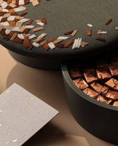 Custom Modern Multifunction Dessert Boxes Fabric Golden Embroidery <b>Ramadan</b> <b>Chocolate</b> Box Handmade Wedding Food Packaging Date - Product Image 5